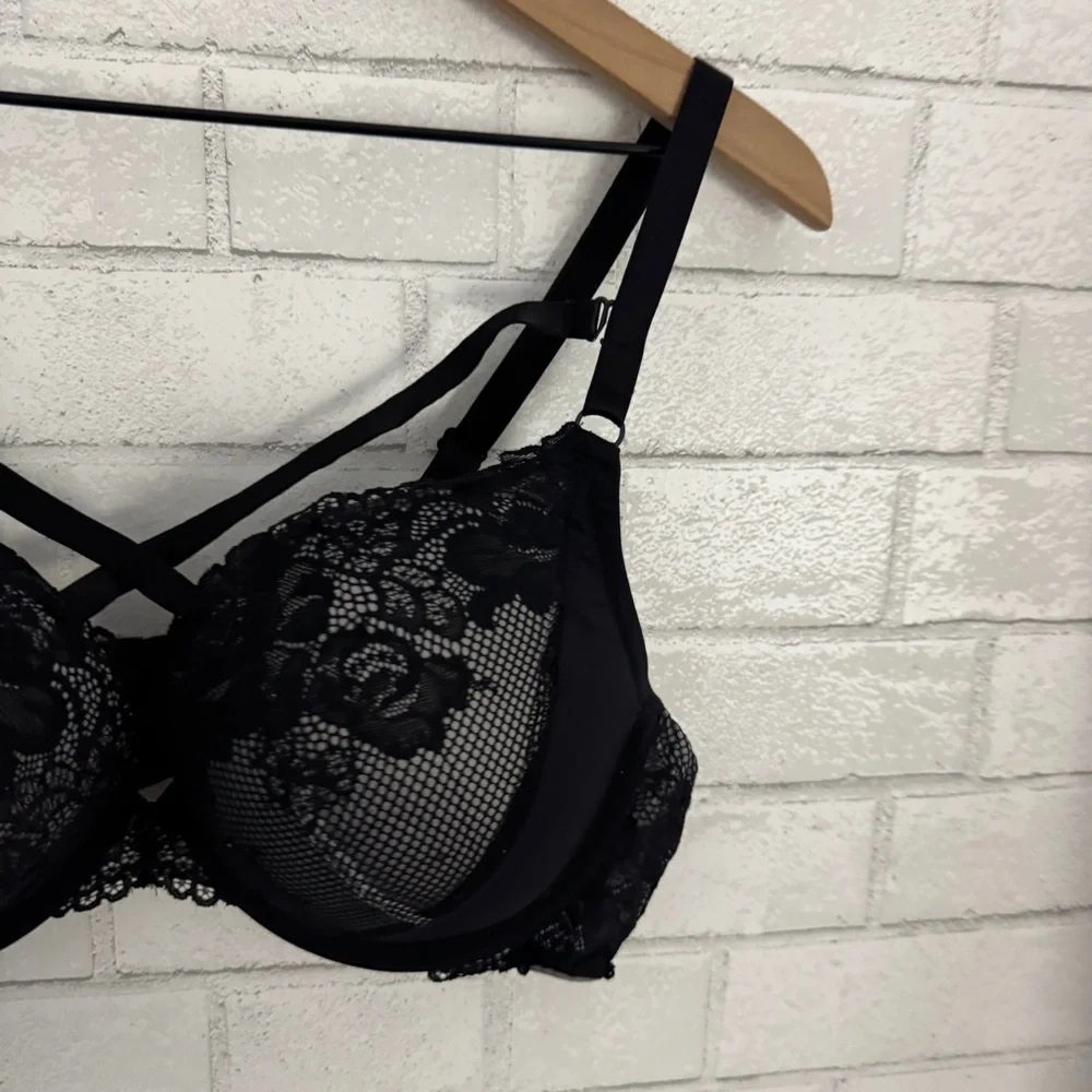 TODRID Plunge Lace Push Up Bra - Picture 3 of 6